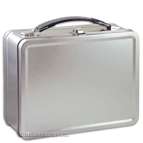 plain metal customizable lunch box|create your own lunch box.